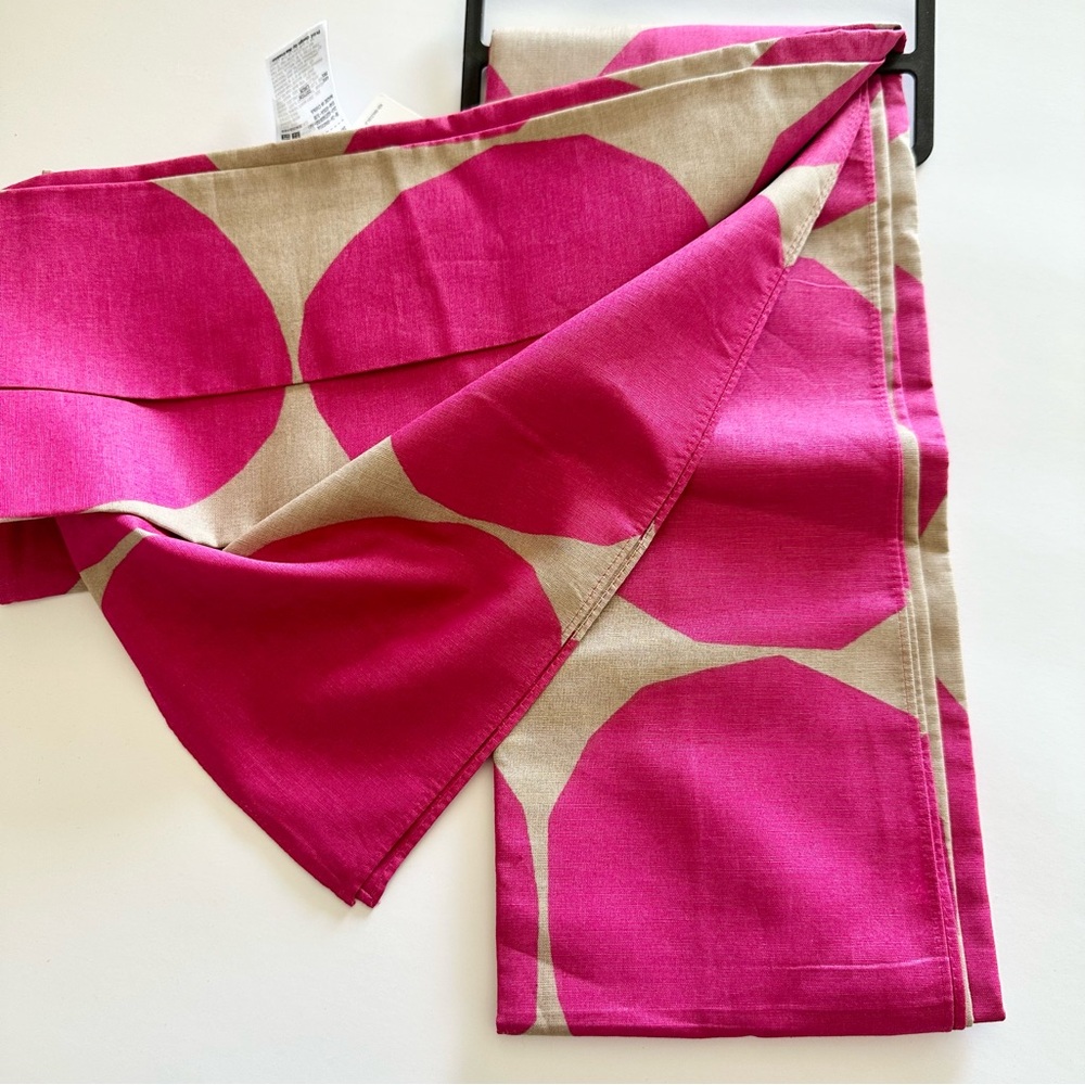 Marimekko Pink and Tan Stole - Picture 4 of 9
